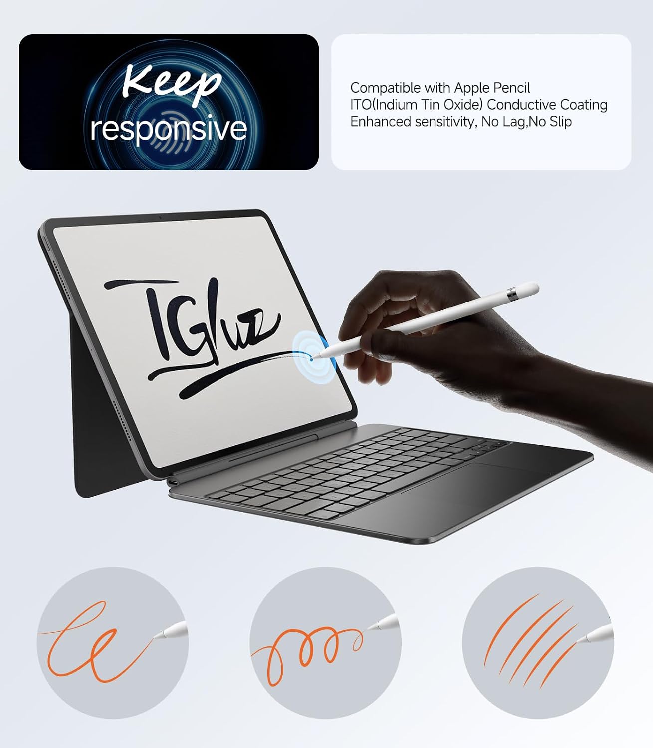 2 Pack 11th/10th Gen.(A16 2025/2022,11/10.9 inch)9H+ Box[12FT iGluz for iPad Tempered Glass Screen Protector