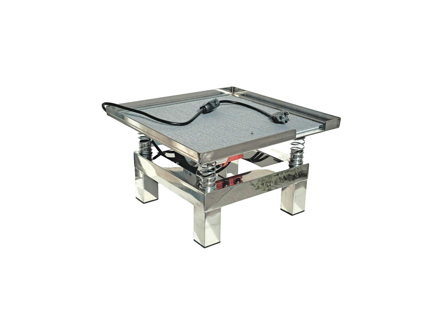 35x35 cm "Vibro Pro Kinetic "small Concrete Vibration Table Vibrating Test Bench compactor Platform Stainless Steel 110V