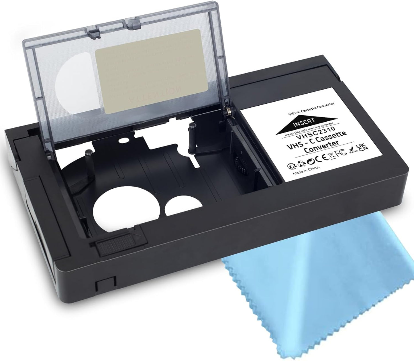 CHEEYYIIE Cassette Cassette 8mm Hi8 VHS-C Adapter Compatible with VHS-C SVHS Camcorders JVC RCA Panasonic Motorized VHS