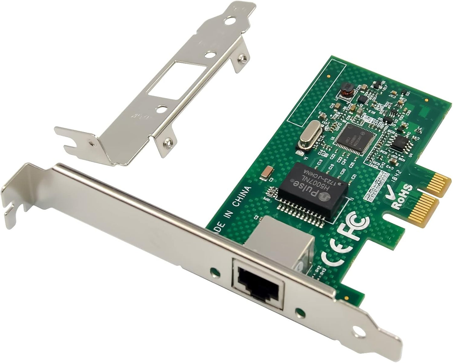 C&N 1000M I210AT (ST729) PCIe Gigabit Network Card PCI Express Ethernet Adapter with Intel LAN NIC Card for Support PXE