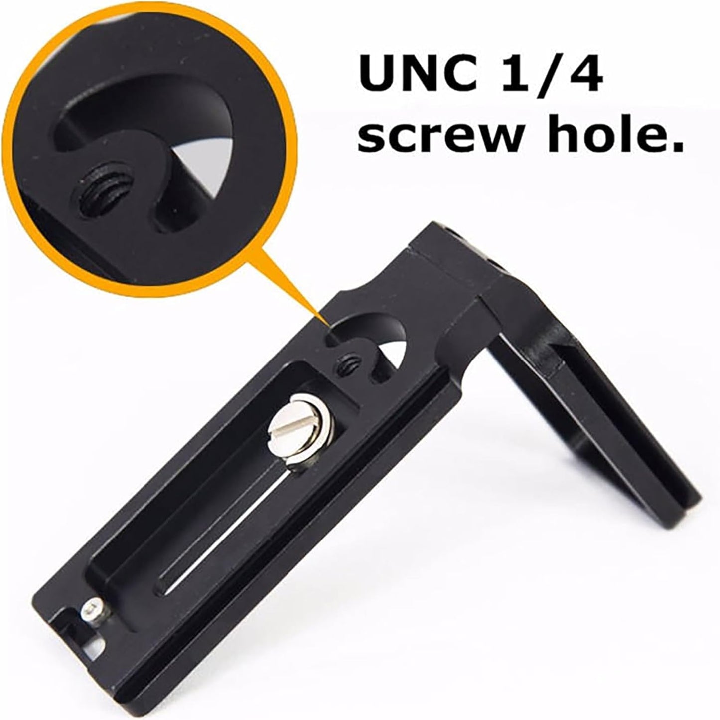 1/4"-20 Reflex Camera Universal L-Shape Camera Bracket Quick Release Plate for DSLR/Mirrorless Cameras - Arca Swiss