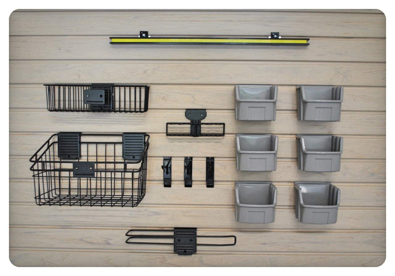 HandiWall Work Center Bundle for Slatwall Panel Tool and Work Shop Storage