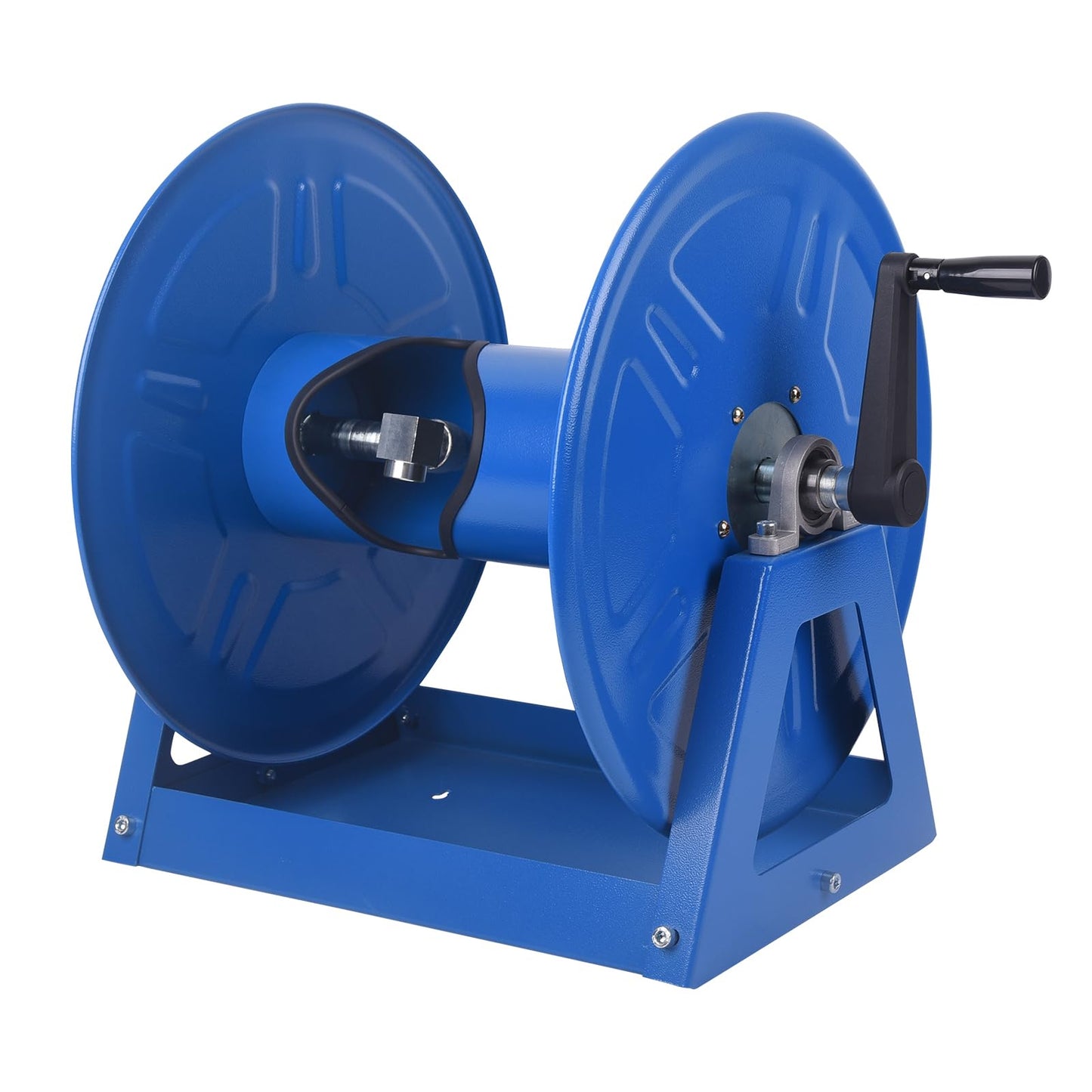 Dawot 4000 PSI Hand Crank Steel Air Hose Reel, Holds 1/2" x 225' Hose, Fits Air Compressor, Pressure Washer (Hose Not Included)