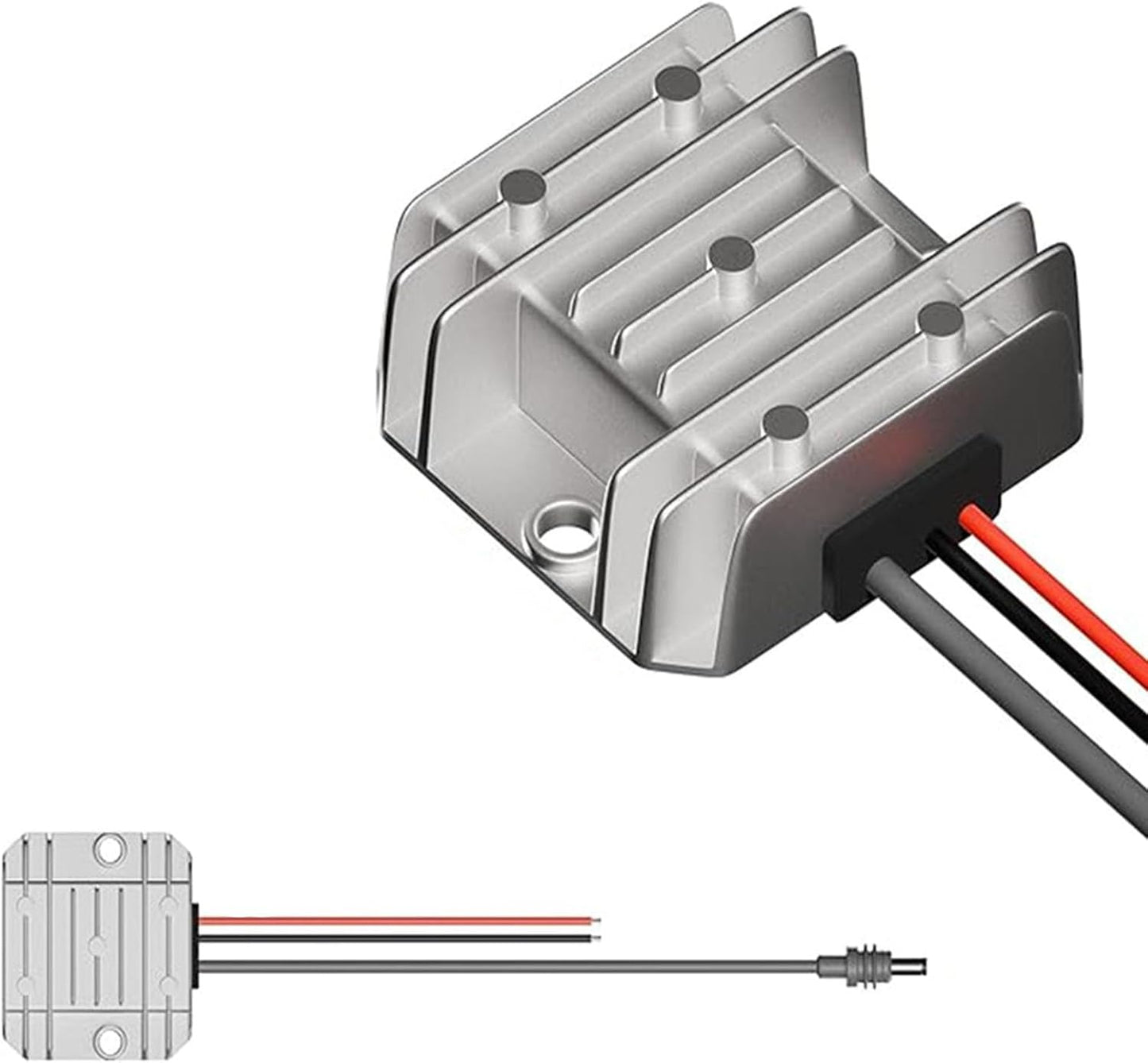 Zeizafa 30V 3.5A 12V 24V Small Electric Converter Input Overcurrent Defense Designs Aluminum for Mobile Power Systems