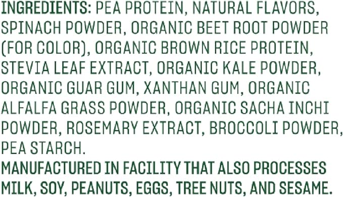 Vega Protein and Greens Protein Powder, Berry - 20g Plant Based Protein Plus Veggies, Vegan, Non GMO, Pea Protein for Women and Men, 1.3 lbs (Packaging May Vary)
