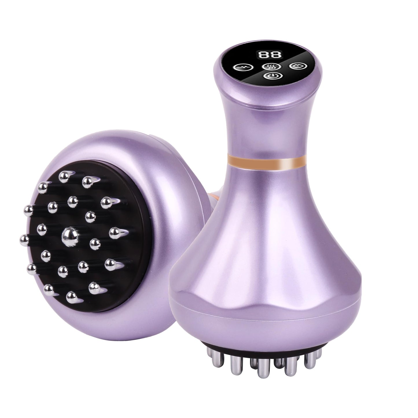 SHANOER 4-in-1 Lymphatic Drainage Massager - Anti Cellulite Massage Tool with Heating/Vibration/Red Light/Microcurrent,Body Sculpting Machine for Legs/Belly/Back/Hips/Reduce Stretch Marks & Cellulite