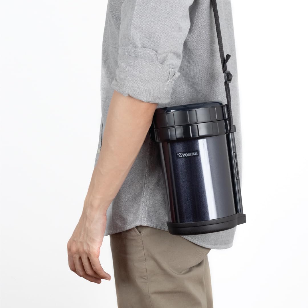 Zojirushi SL-XE20AD Classic Stainless Insulated Lunch Jar, 50 oz., Navy