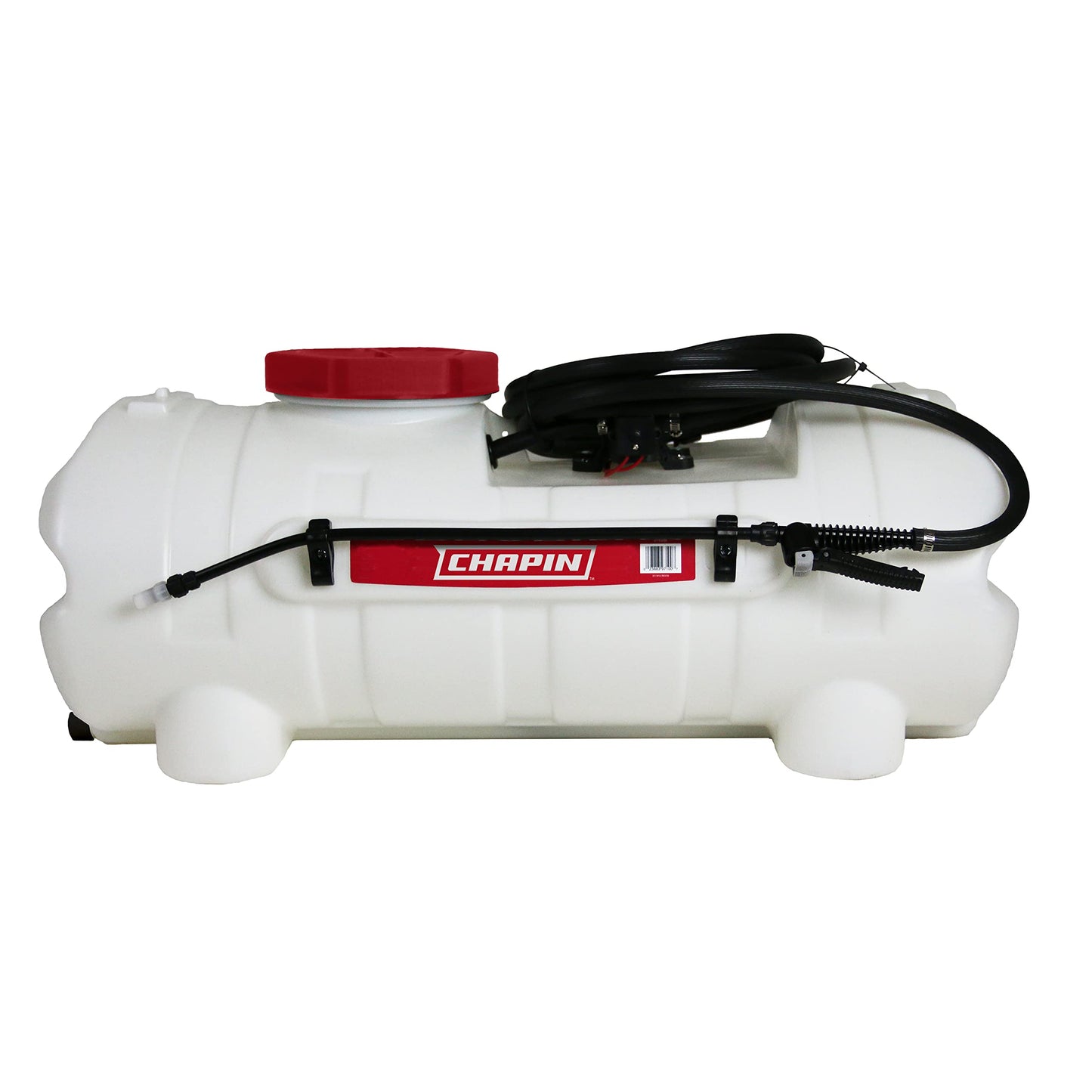 Chapin 97154 Tank Sprayer, 15‑Gallon, ATV/UTV, Heavy‑Duty Poly Tank, 12V Diaphragm Pump, 6" Wide Opening, in-Tank Filter, 18" Wand & 15‑Ft Hose for Fertilizer, Weed & Pest Applications