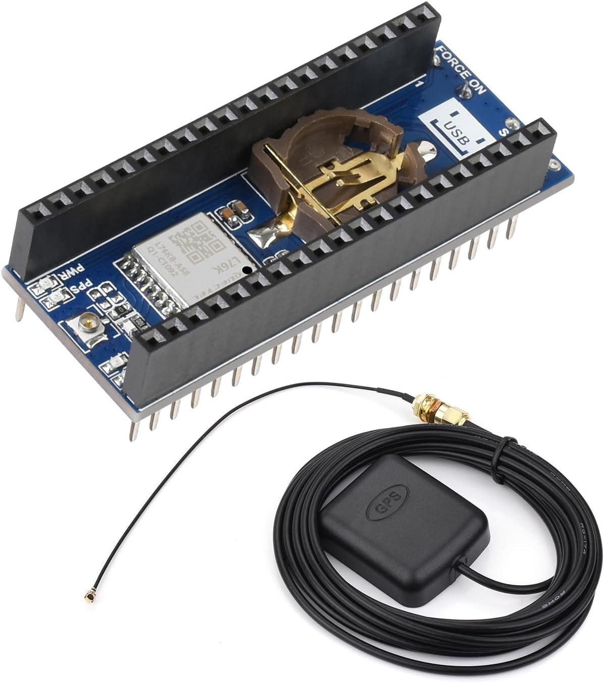 waveshare L76K GNSS Module, Compatible with Raspberry Pi Pico, Supports GPS, BeiDou (BDS), GLONASS, and QZSS, Features