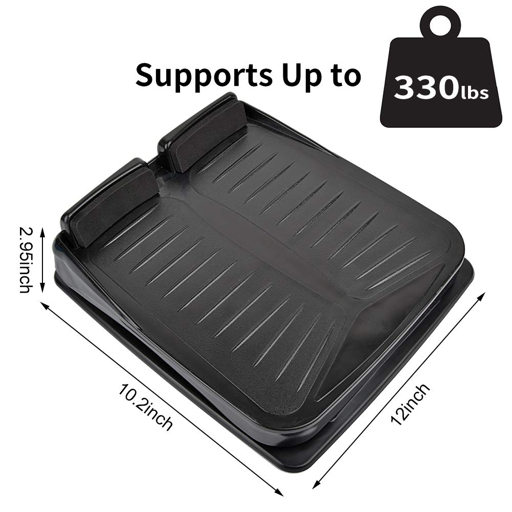 Slant Board, Adjustable Incline Board and Calf Stretcher, Stretch Board for Stretching Tight Calves or Plantar Fasciitis，Foot Stool Adjustable Strength Training Equipment Leg Exercise Machines