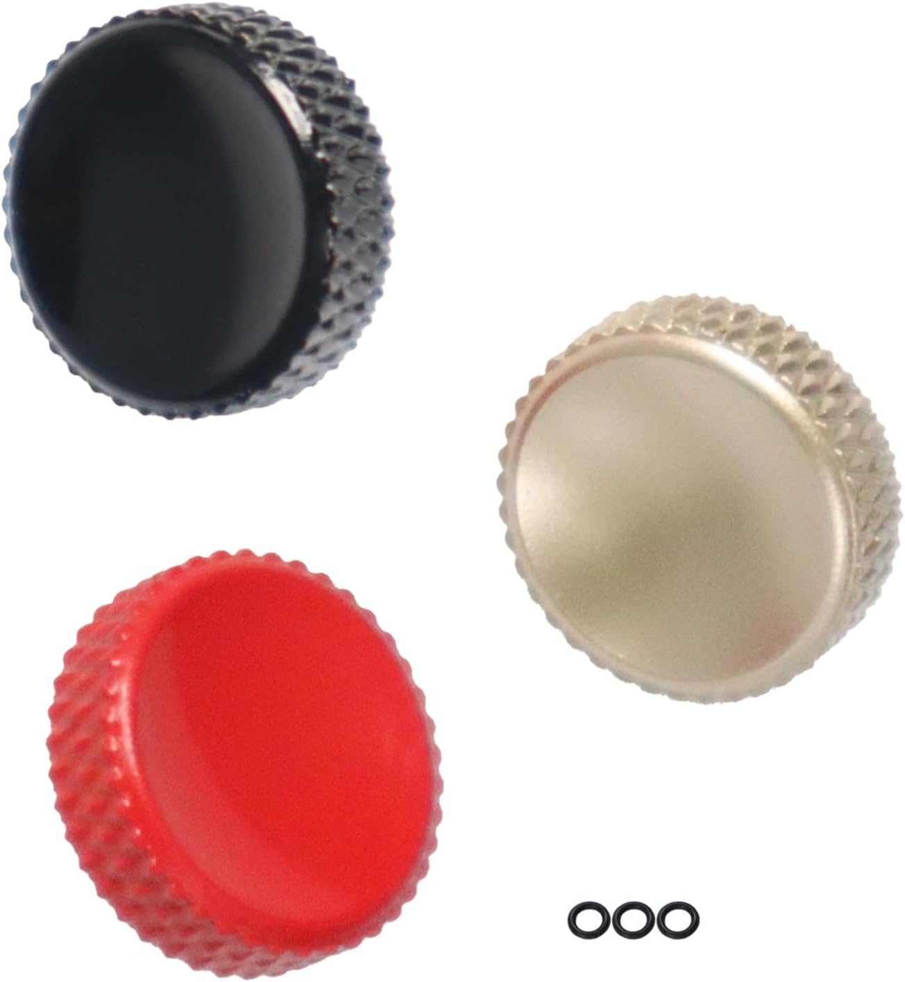 DJDIRY 3 Pack Hasselblad, Camera Shutter Button with Rubber O-Ring, Concave Shutter Release Button Compatible