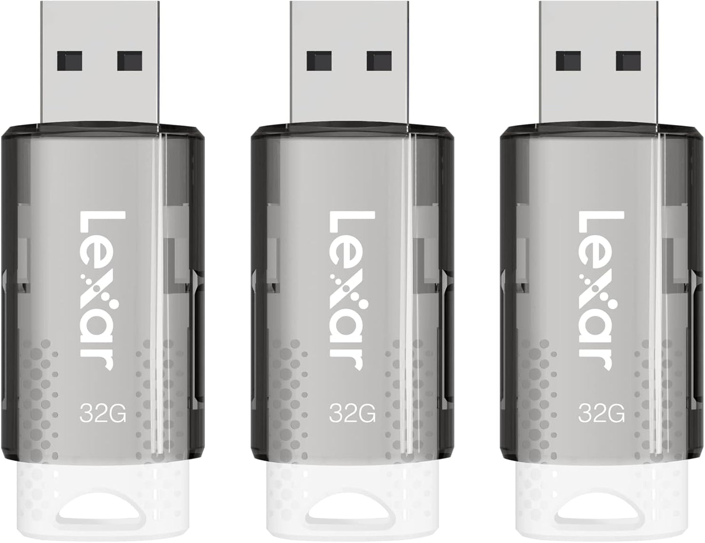 Lexar S60 2.0 32GB, Pack 3 LJDS60-32GB3NNU JumpDrive USB Flash Drives, Black, Of Flash Drives