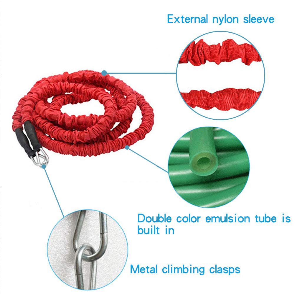 YNXing Dynamic Resistance Trainer Elastic for Resistance Training to Improve Strength, Power, and Agility (6.6ft)