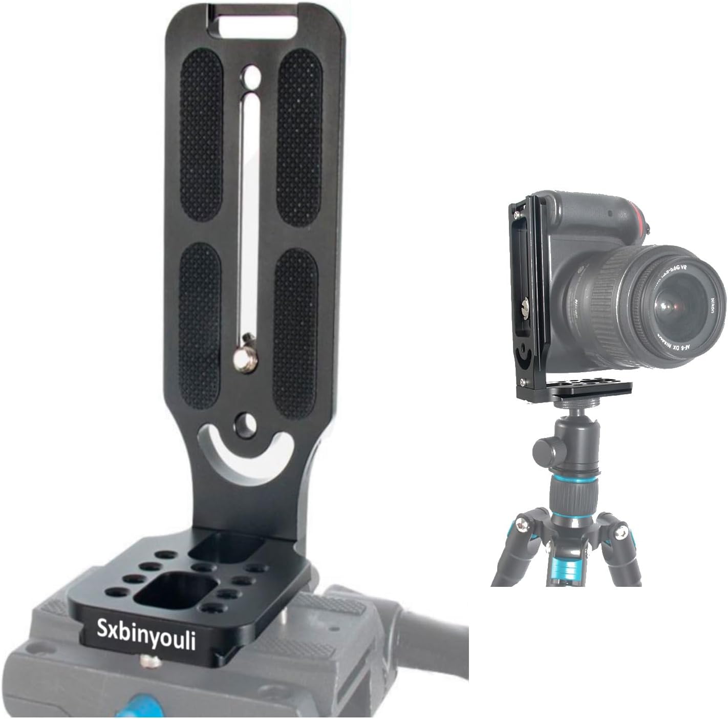 Sxbinyouli DSLR Camera L Bracket,Vertical Camera Mount,Quick Release Plate for Horizontal Vertical Photography