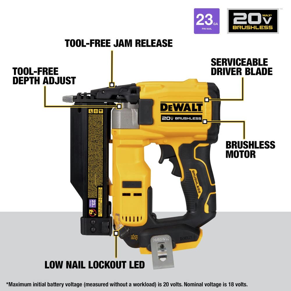 PIN NAILER CMPCT 20V 23G