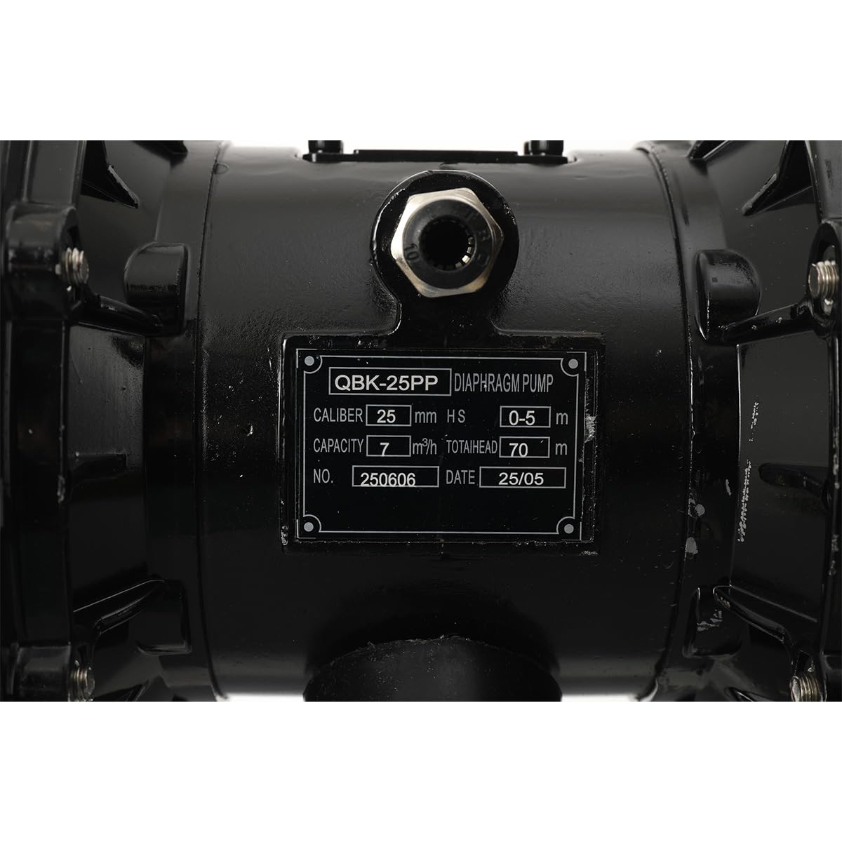 Cozyel Pneumatic double diaphragm pump, 1-1/2 inch inlet & outlet DN40, polypropylene body, 35GPM and Max 120pSI, chemical pump bleaching oil transfer