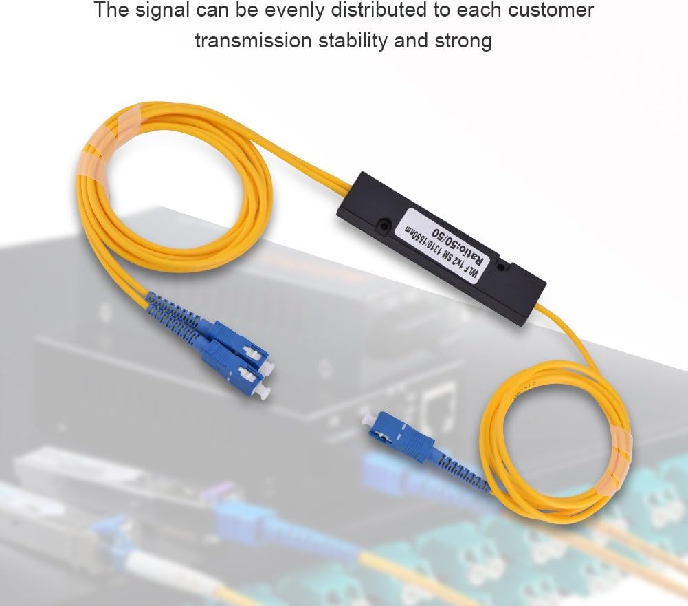 1 2 Joyzan SS Optical Fiber Splitter Cable, to Singlemode SC SC Connector, Digital Audio Splitter for Home Theatre
