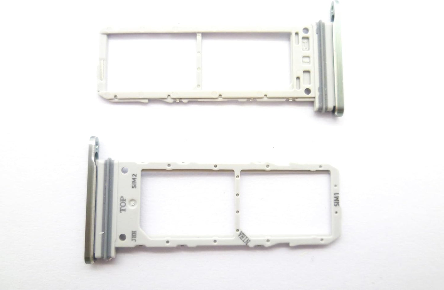 2X 20 5G 6.7 inch Dual SIM Double Card Tray Slot Holder Replacement Compatible with Samsung Galaxy Note (Mystic Green)