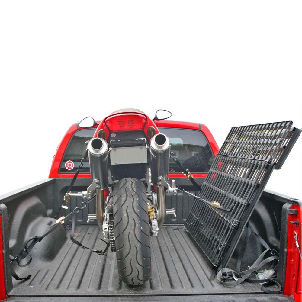 Black Widow 12' Motorcycle Loading Ramp, Extra-Wide, 1,500 lb, Aluminum