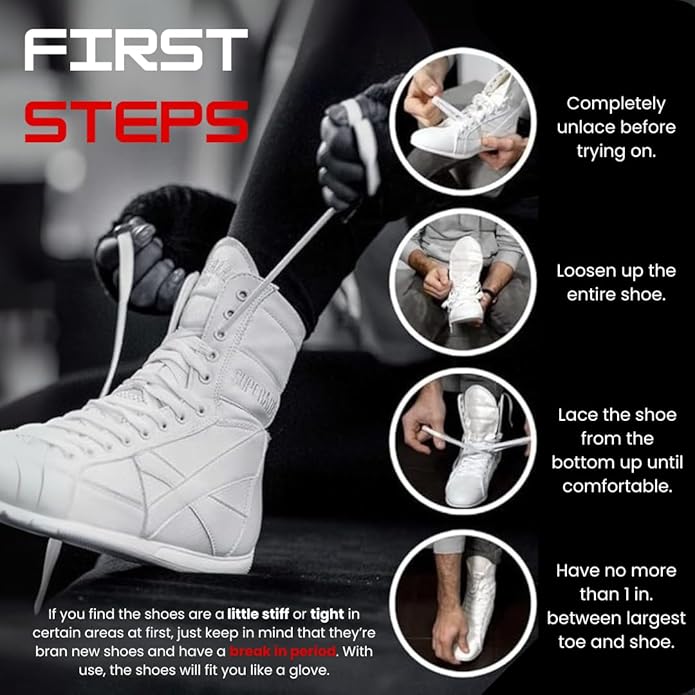 Superare Boxing Shoes ??MMA Kick Boxing Pro Fighting Boots and Training Workout Shoes for Men and Women