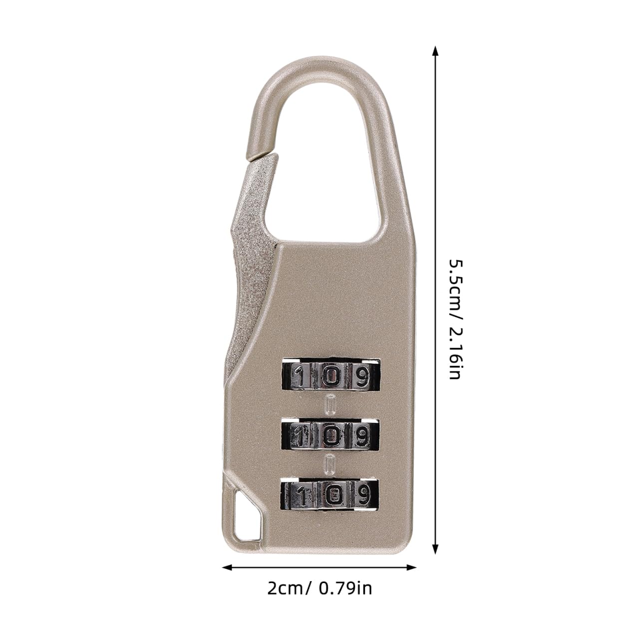 EXCEART 6 Pack Mini 3-Digit Combination Padlocks, Resettable Small Luggage Locks for Backpacks, Gym Lockers, Suitcases & Jewelry Boxes, Colorful Travel Security Accessories