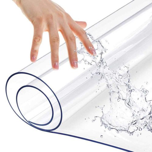 1.5mm Multi Size Thick Clear PVC Tabletop Cover Protection Plastic Transparent Tablecloths Runner Work Dining Room Thicken Plexiglass Glass Desktop Blotter Topper Screen Protector Easy Clean 60x72 in