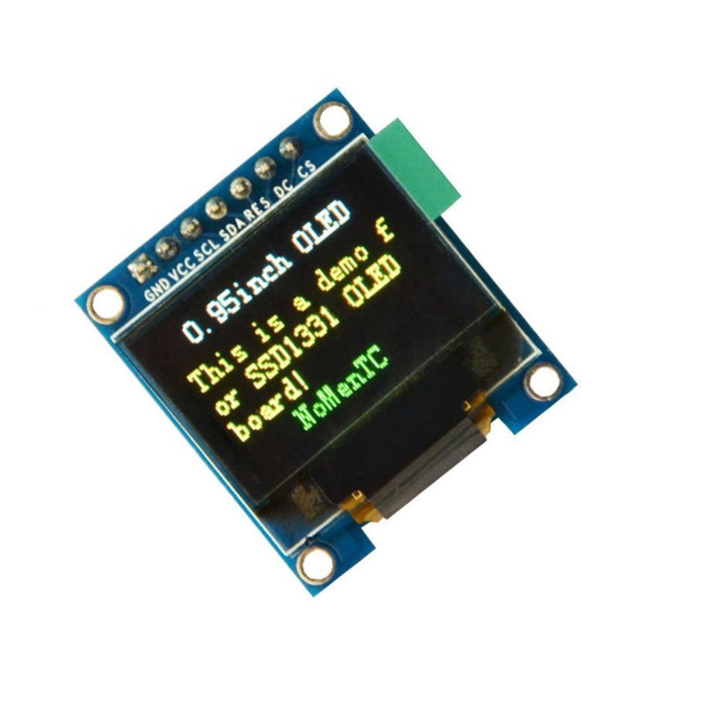 0.95" Inch 7 65K SSD1331 96 64 51 STM32 HiLetgo Pin Colorful SPI OLED Display Module * Resolution for Arduino