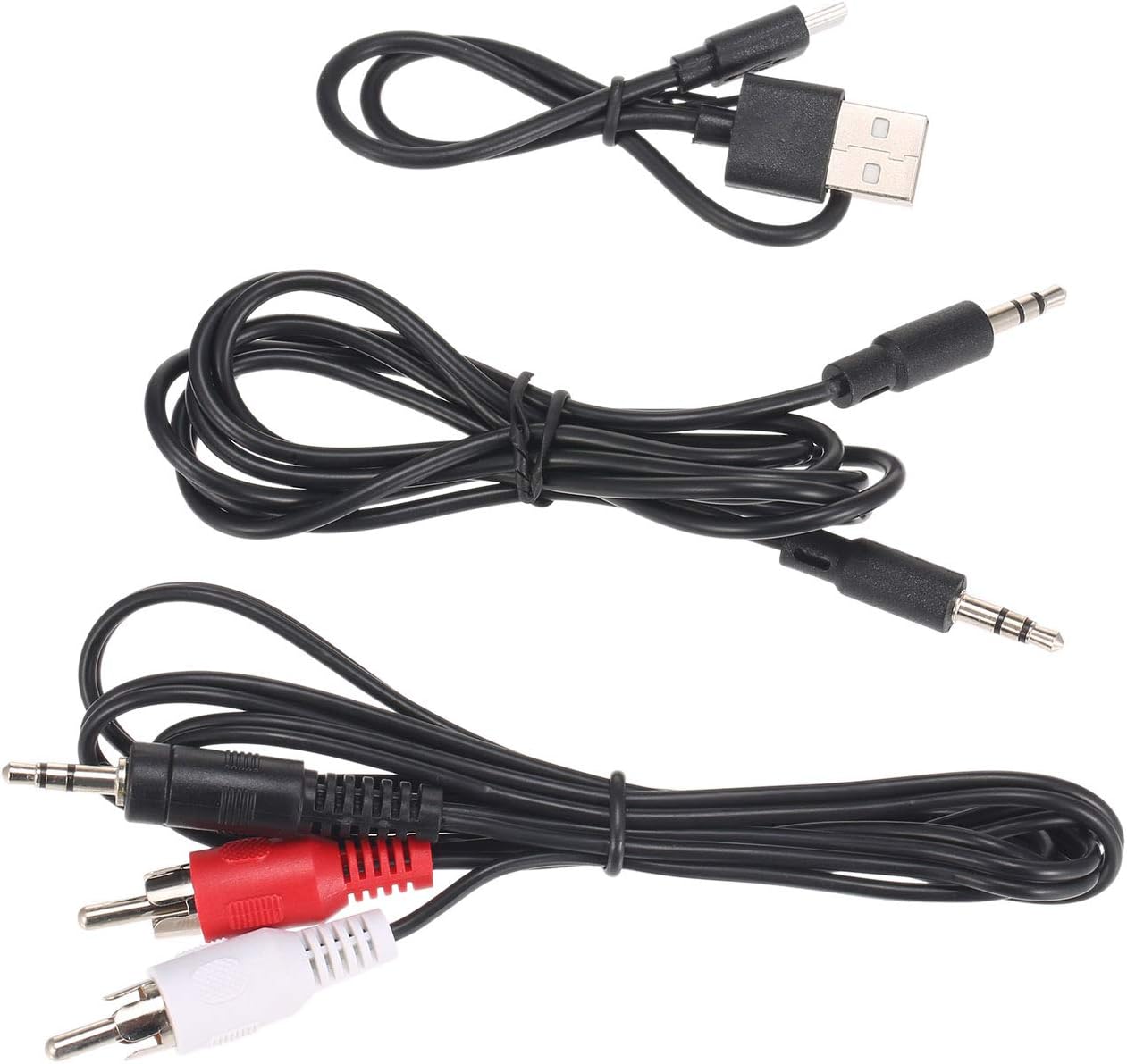 Sunydog 3.5mm Headset MP3 FM Headphones Over-Ear Music Earphones with Transmitter Cable, Wired Support FM Radio for TV