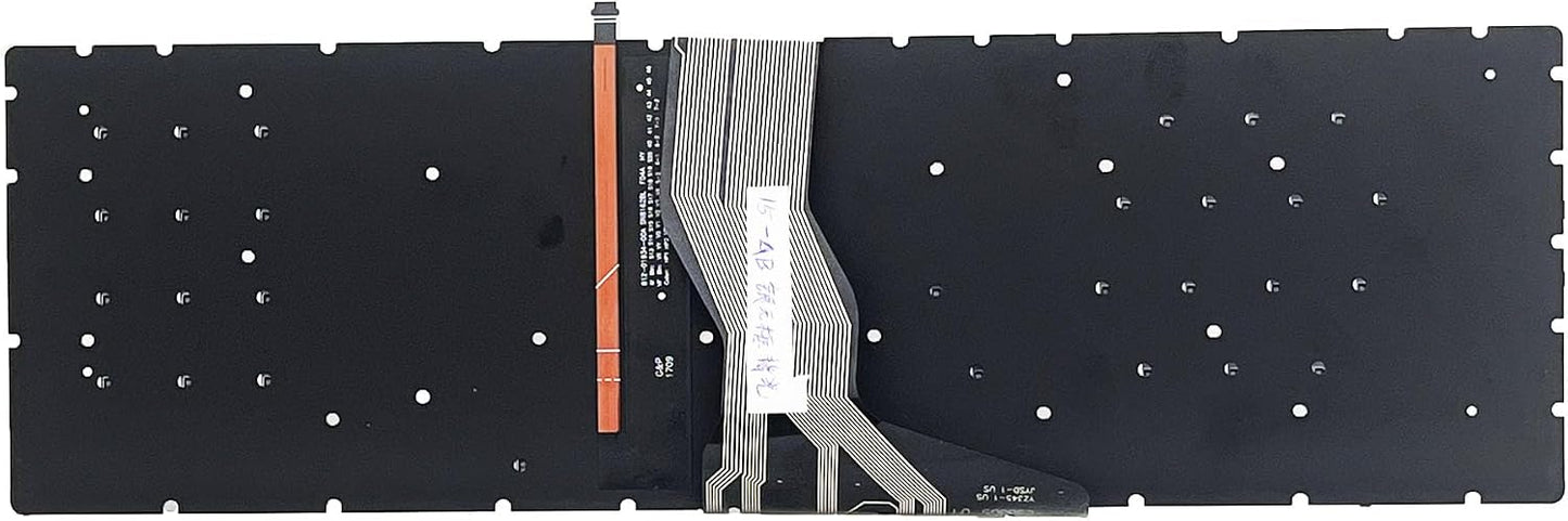 TLBTEK 15-AB 17-G 5-AK 15-an 15-AU 15-BC 15-AW,Envy 15-AH M7-N 17-N 17-R 17-S Backlight Keyboard Replacement Compatible