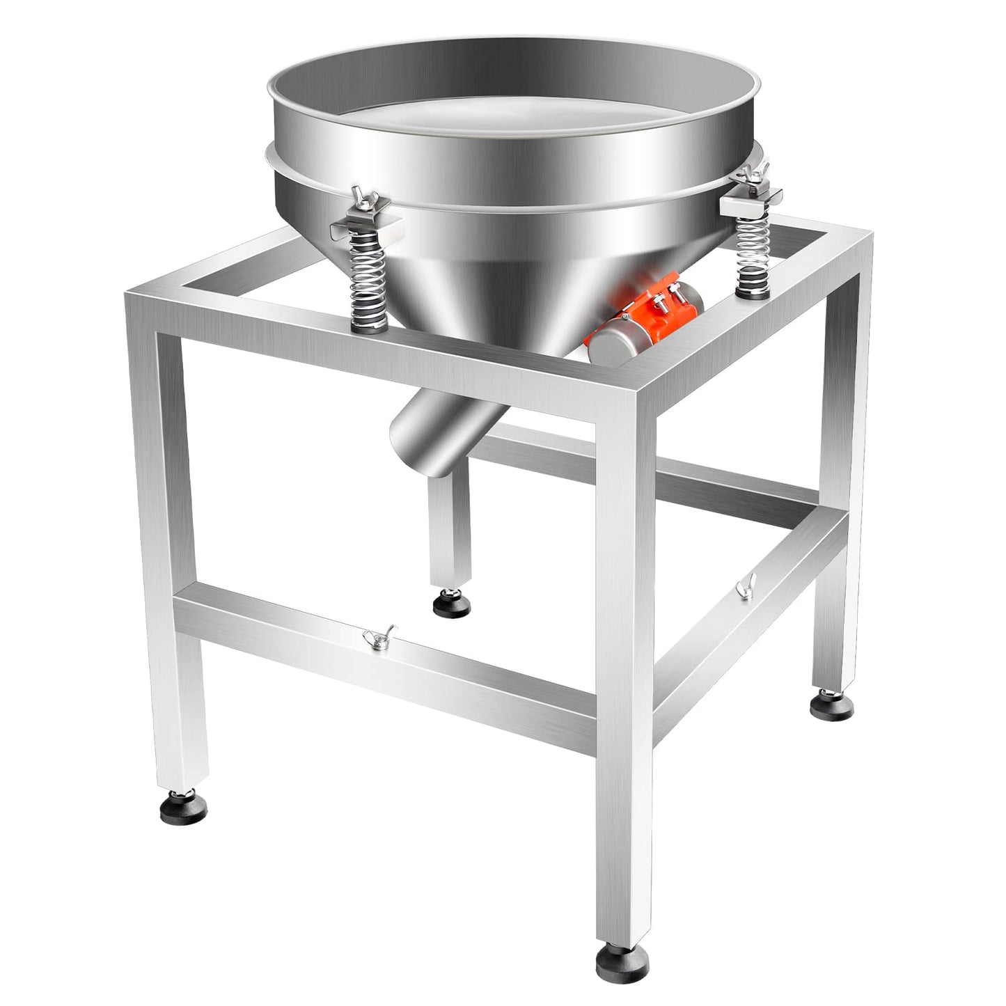 Automatic Powder Sifter Machine 40&100Mesh Sieve Screen Automatic Sieve Shaker Vibrating Machine 110V Stainless Steel Sieve Shaker Machine, Sieve Shaker Machine for Flour Powders