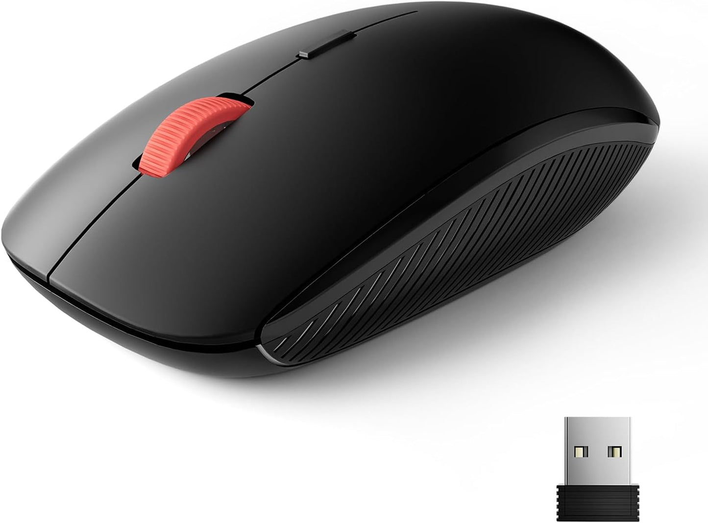 wegear 2.4G 5-Level 4000 iPad,24-Month Wireless Mouse, Slim Mini Cordless Computer Mouse, Ergonomic Grips, Adjustable