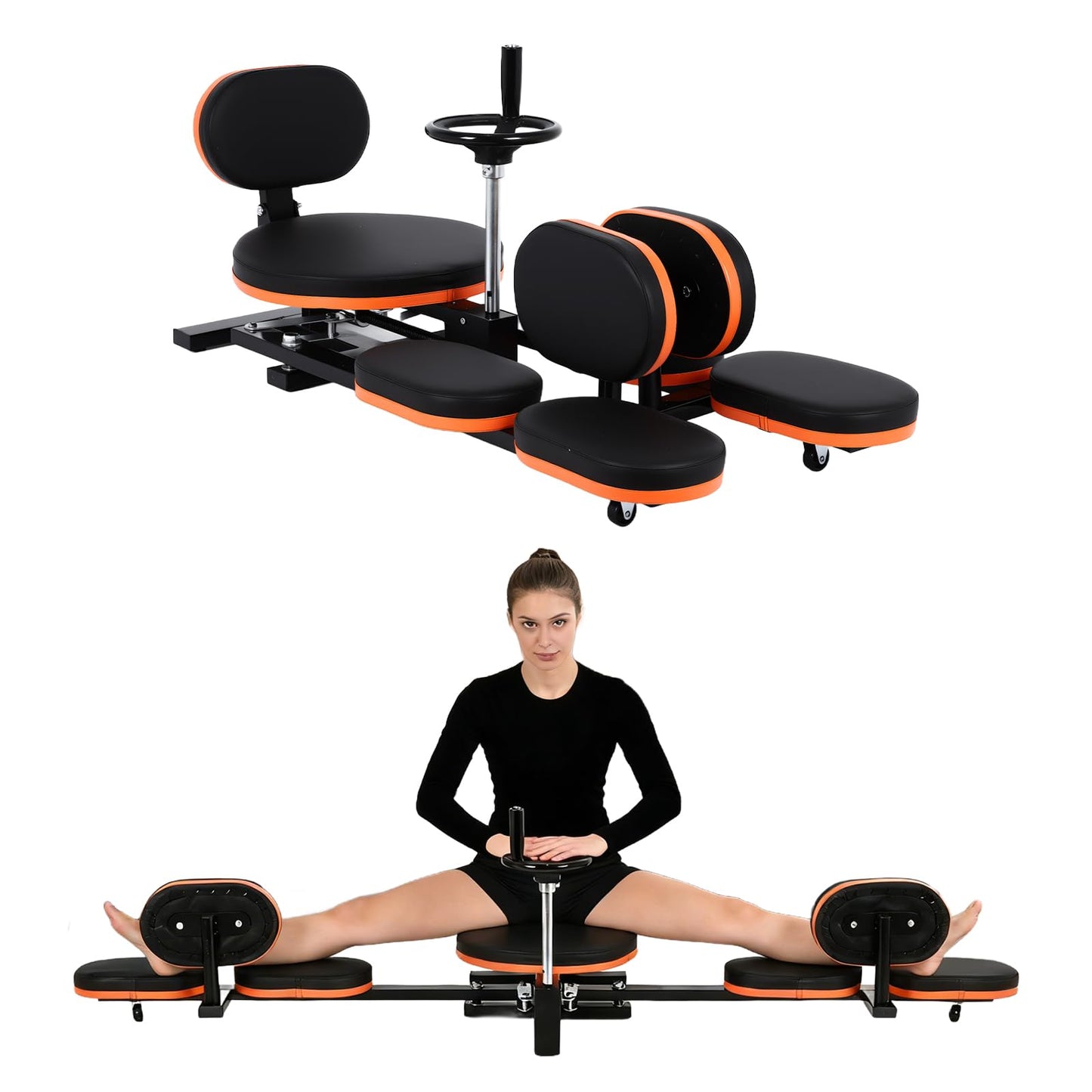Olenyer Leg Stretcher,220lbs Heavy Leg Stretch Machine,200° Adjustable Split Machine for Ballet,Home Gym Leg Stretching Training Machine, Suitable for Ballet, Dance, Yoga, Home Gym Dedicated