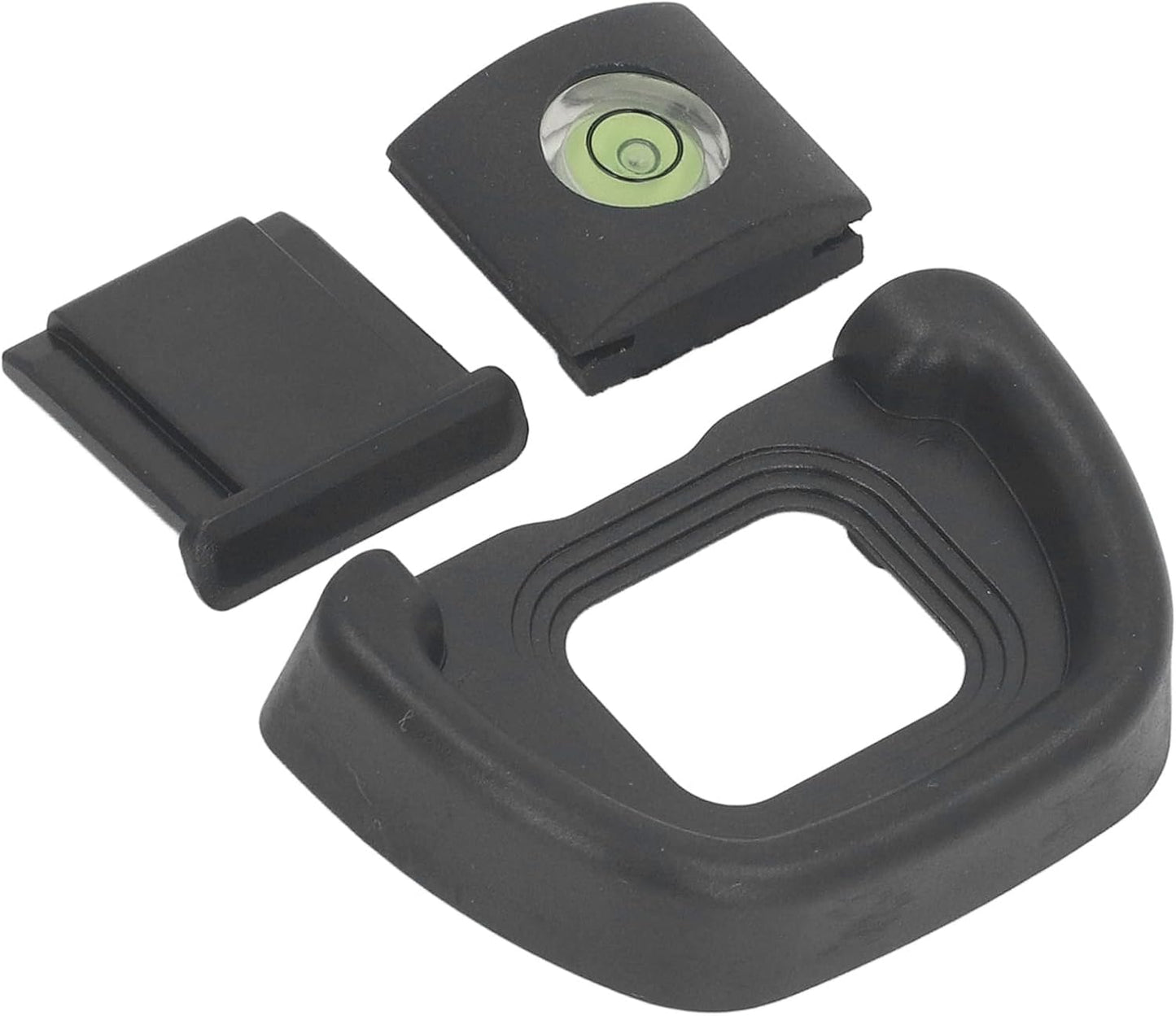 KIMISS Eyepiece Eye Cup for with Hot Shoe Cover and Leveler High Comfort ABS Viewfinder Replacement Professional
