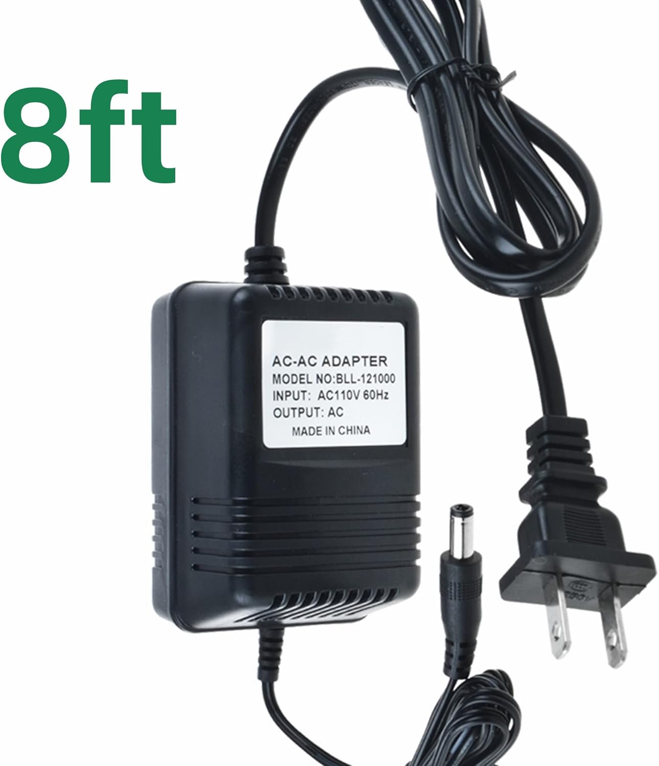 SLLEA 1500E AC to AC Adapter Replacement for Lathem Clock Atomic Time Recorder Power Supply Cord