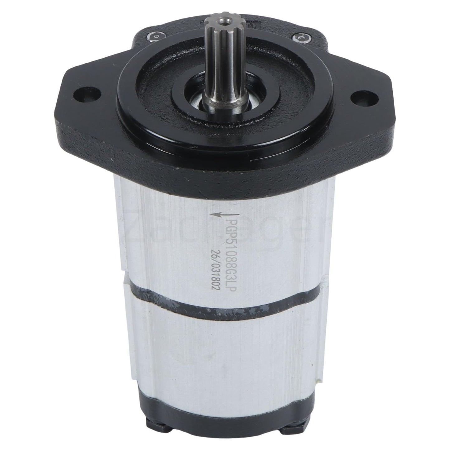 Zachager PGP51088G3LP Hydraulic Double Gear Pump Fast Response & Durable Hydraulic Gear Pump Direct Replacement for Suitable for AGT Skid Steer Loader KTT23 Series