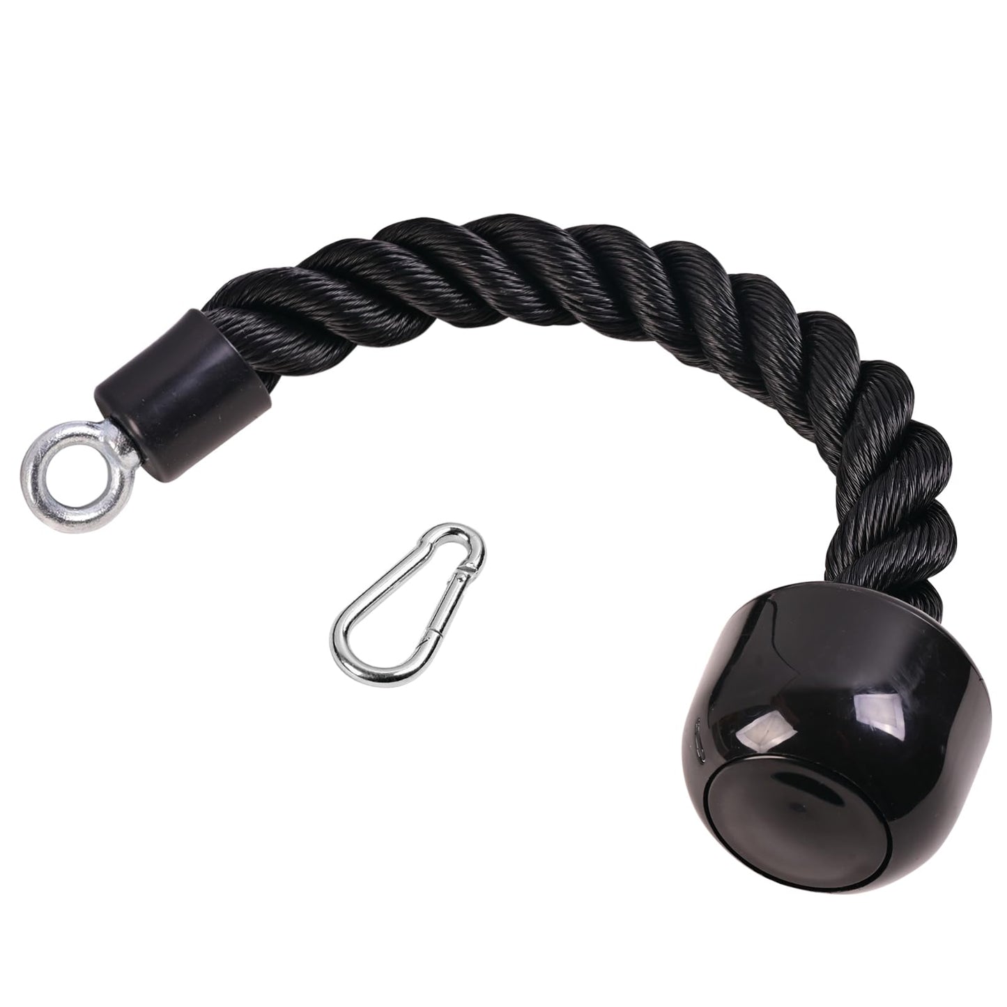 Heavy Duty Tricep Rope Compatible with Pulldown Bowflex Cable Machine, Easy to Grip & Non Slip Cable Attachment Ideal for Home Gym Pull Down System