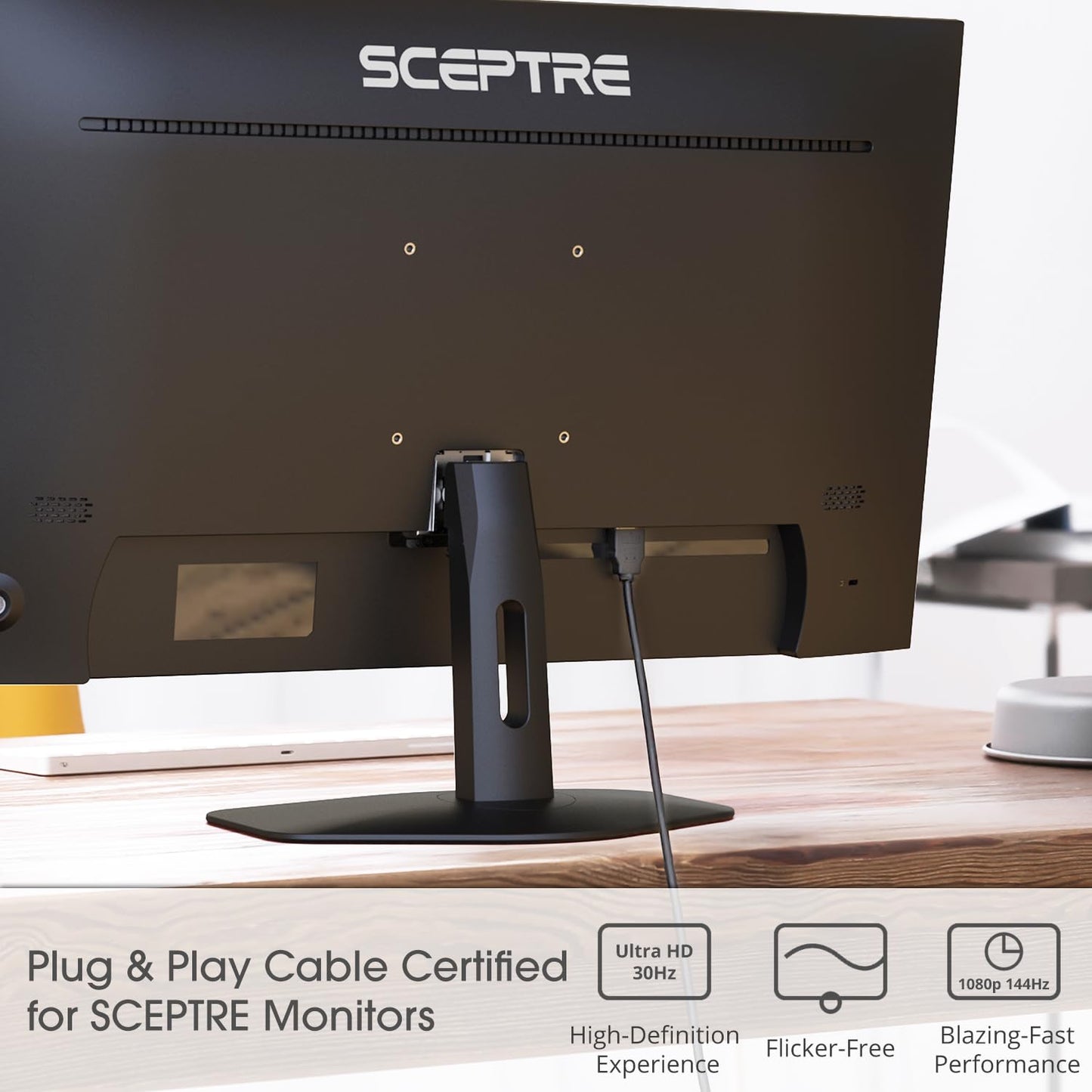 5ft 1.4 1920x1080 144Hz 100Hz 60Hz 1.5m Kado HDMI Cable, High Speed HDMI with Ethernet FHD HDCP, Male-to-Male Length