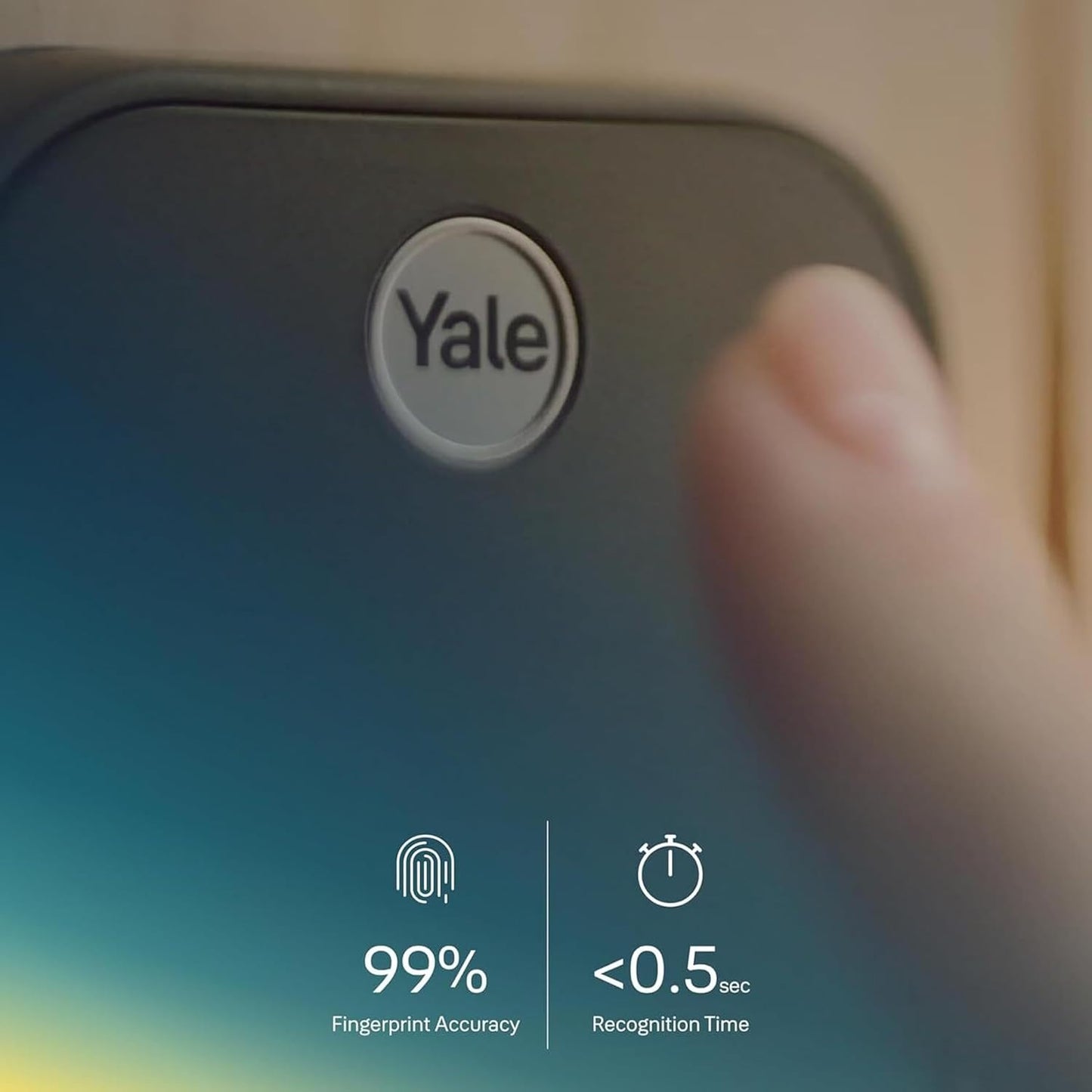 Yale Security Assure Lock 2 - Black Suede Smart Deadbolt with Wi-Fi Keypad & Fingerprint Scanner