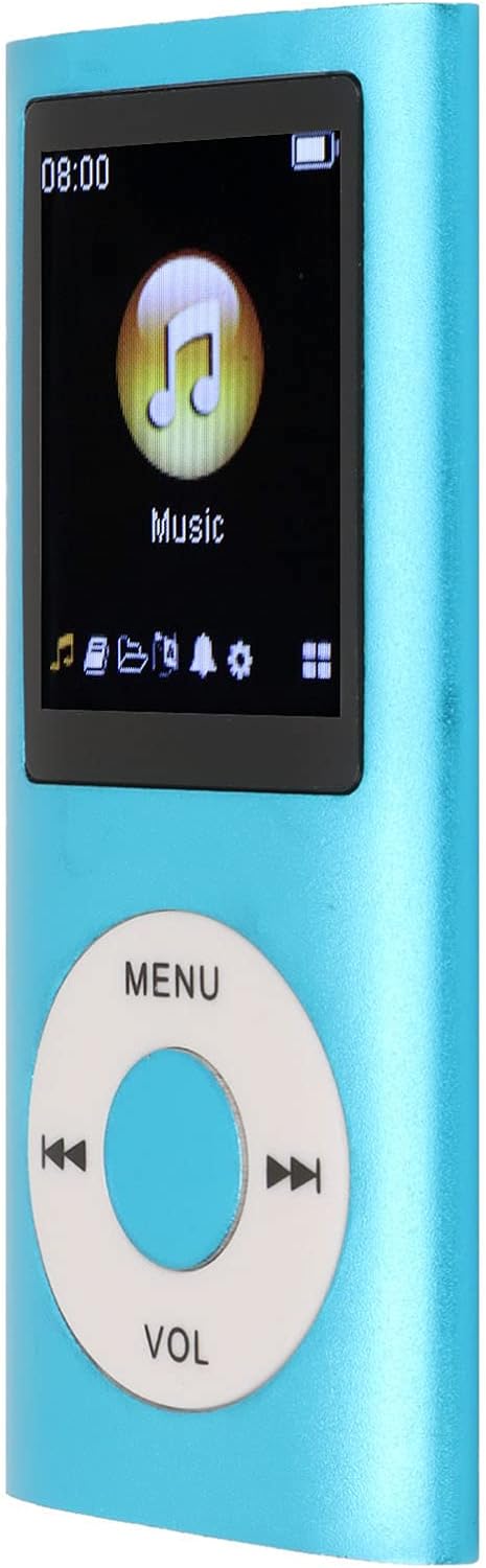 Sorandy MP3 1.8in 64GB, Player, Player with LCD Screen Mini USB Port, Slim Classic Digital Voice Recorder with FM