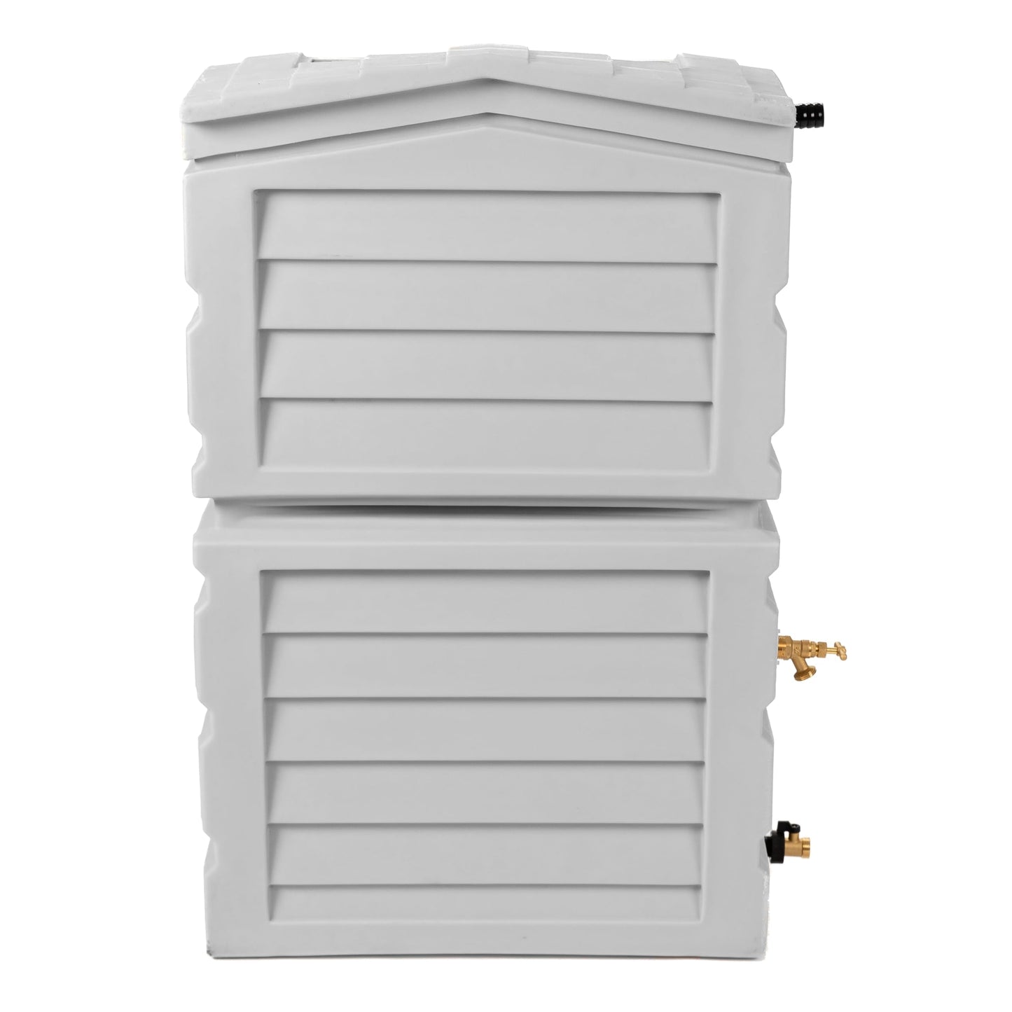 RTS Home Accents 25-Gallon Rainwater Collector Shed, Slate Grey