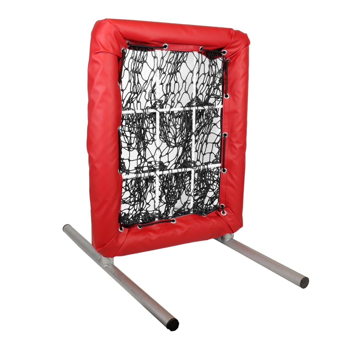 Pitchers Pocket Pro® The Original 9 Hole Pitching Net | Softball & Baseball Pitching Target - Red