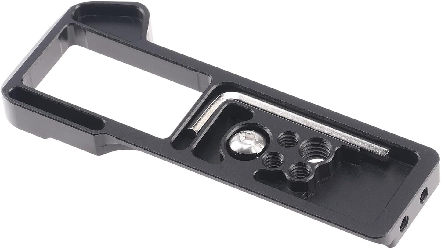 FocusFoto X-T5 Quick Release Baseplate QR Plate Mount for Fujifilm Fuji Mirrorless Camera, Compatible with Arca-Swiss
