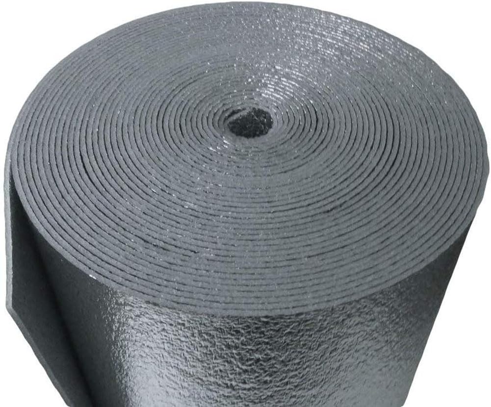 US Energy Products 3mm AD3 Reflective Insulation Roll, Foam Core Radiant Barrier, Thermal Shield - Double Sided Engineered Foil (Waterproof / Weatherproof / Fire Code Rated) (72 inch x 25 Foot)