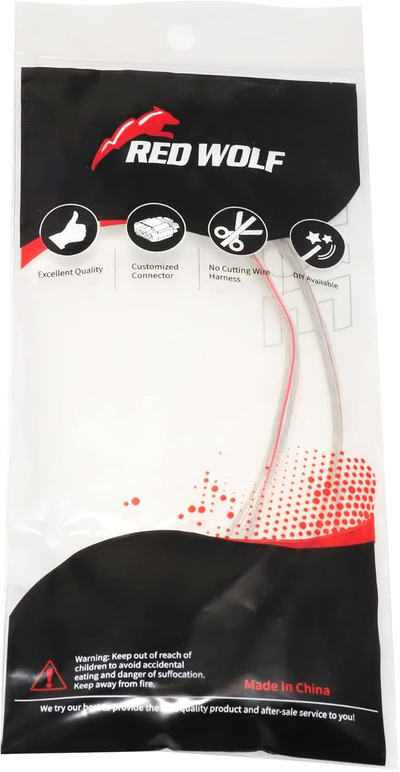 1999-2002 2002-2004 i35 G20, 2 RED WOLF Car Door Speaker Wiring Harness Fit for Nissan Frontier Altima Maxima, Infiniti