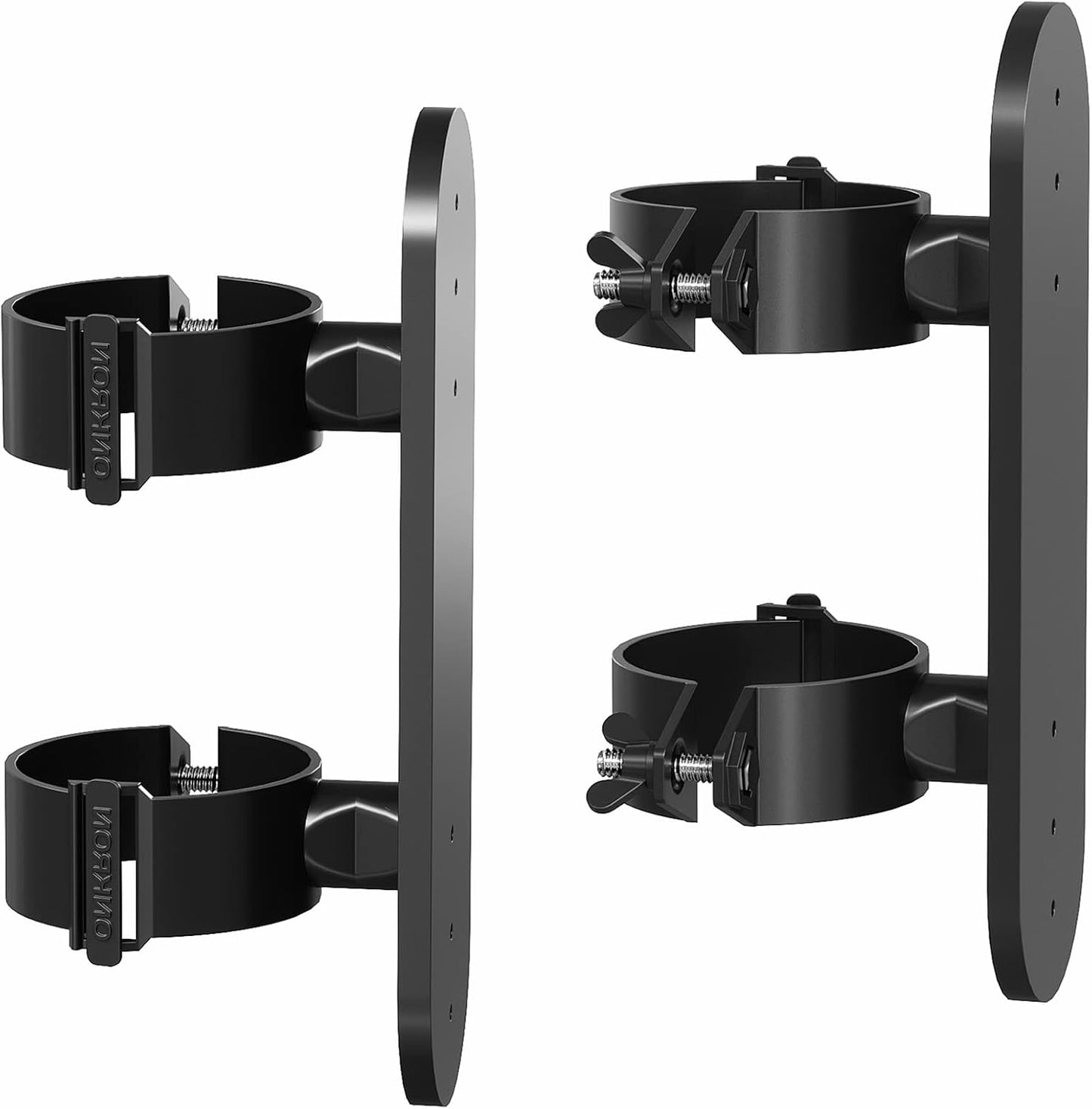 TS1881 50 mm (APS1881) ONKRON Power Strip Surge Protector Mounting Bracket for TV Stand Column Diameter Black