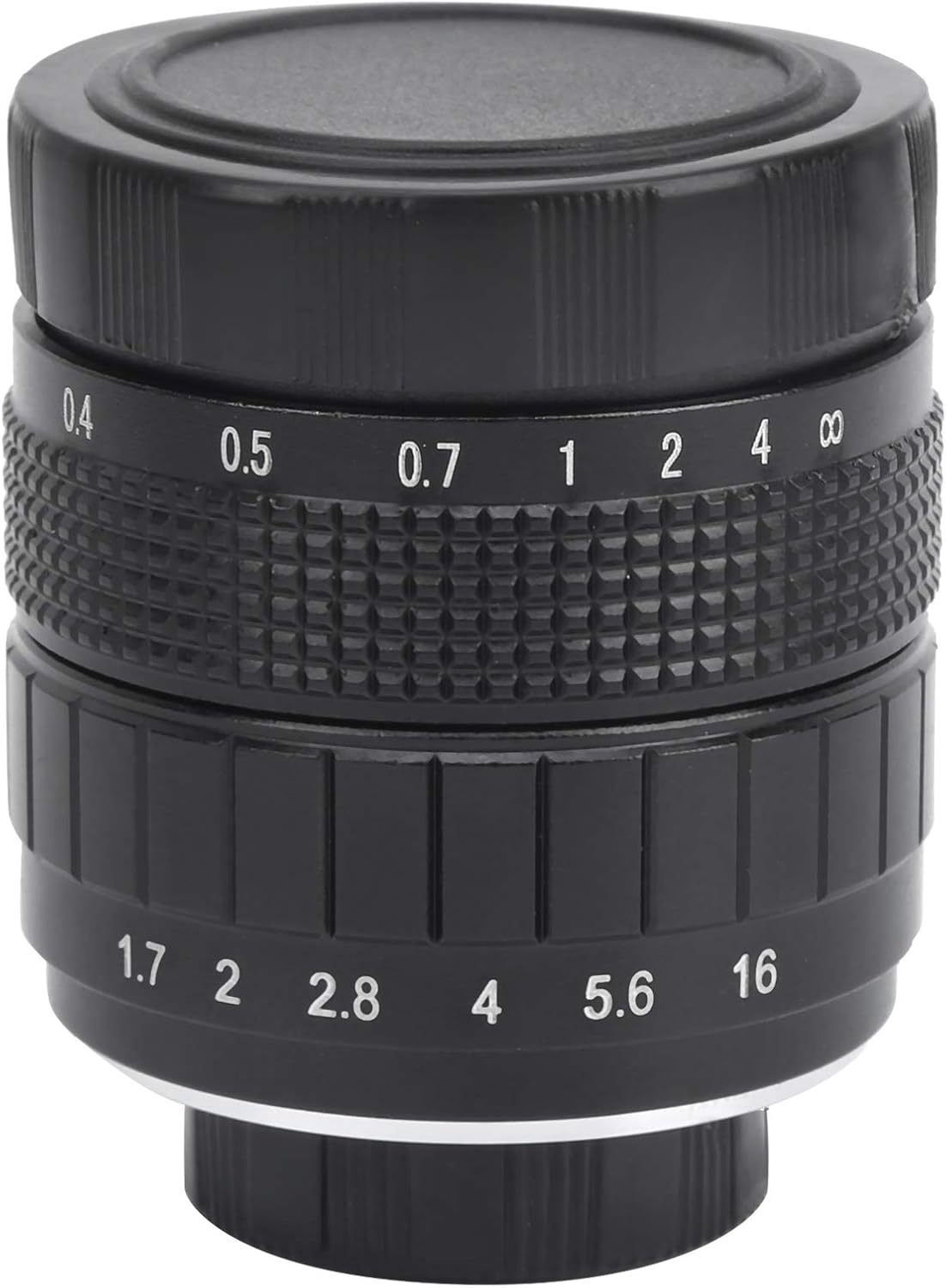 lvifloae 35mm F1 7 C Mount TV Movie Fixed Focus Mirrorless Camera Lens Fixed Focus Micro Single Suitable Closed Circuit