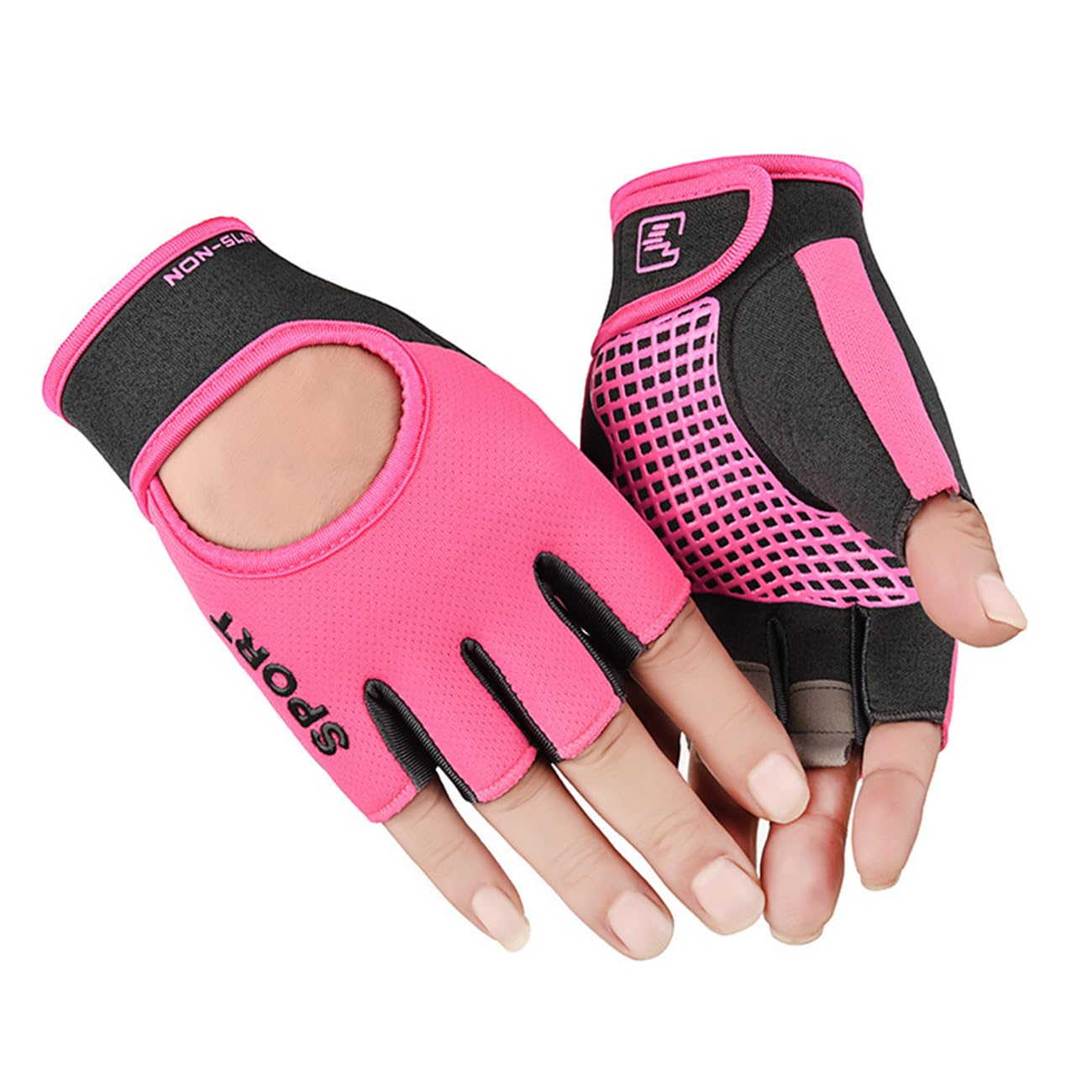 XuoAz Workout Gloves for Women Men, Lightweight Fingerness Gym Gloves, Anti Slip Exercise Gloves for Gym Weight Lifting Cycling