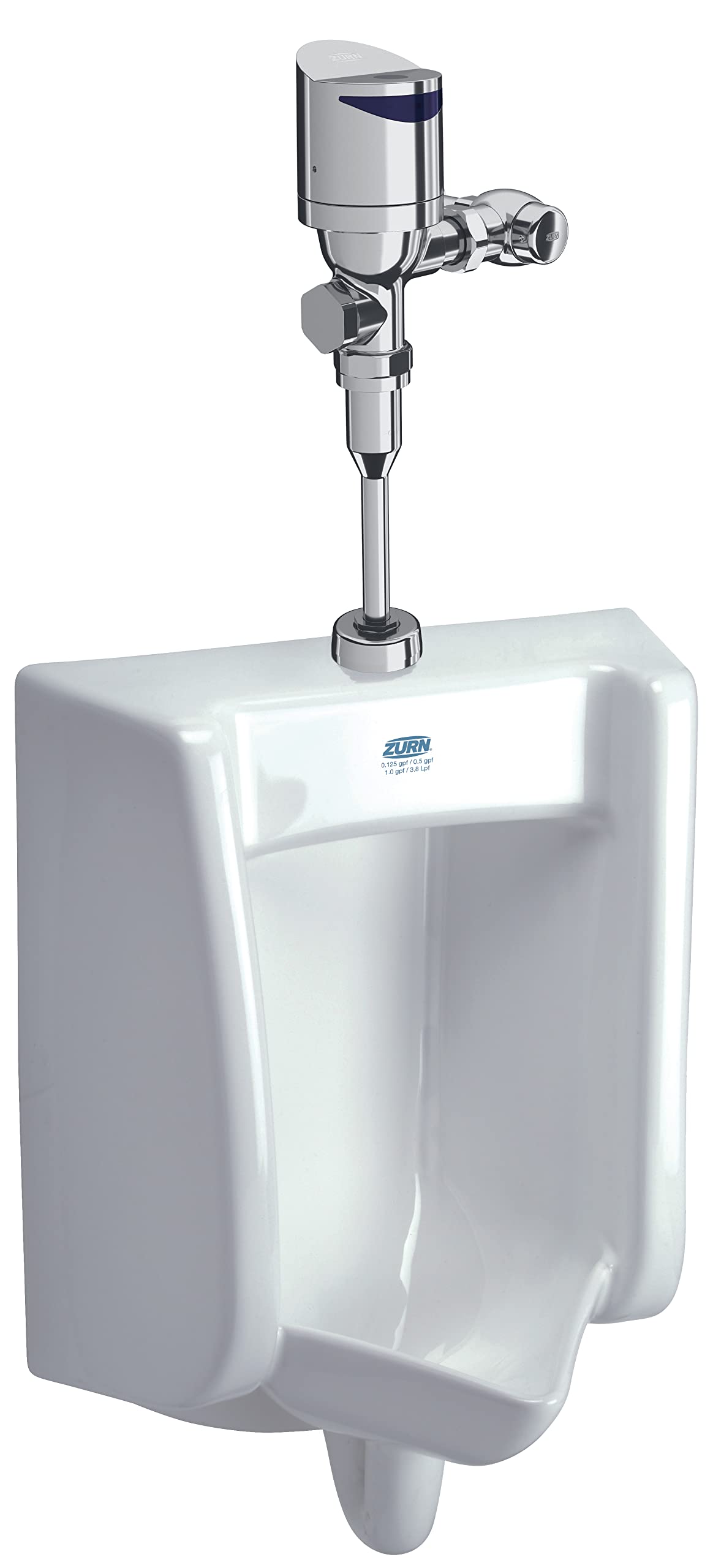 Zurn Z.UR2.S.TM Zurn One Battery Powered Sensor Urinal System with Top Mount 0.5 GPF Flush Valve