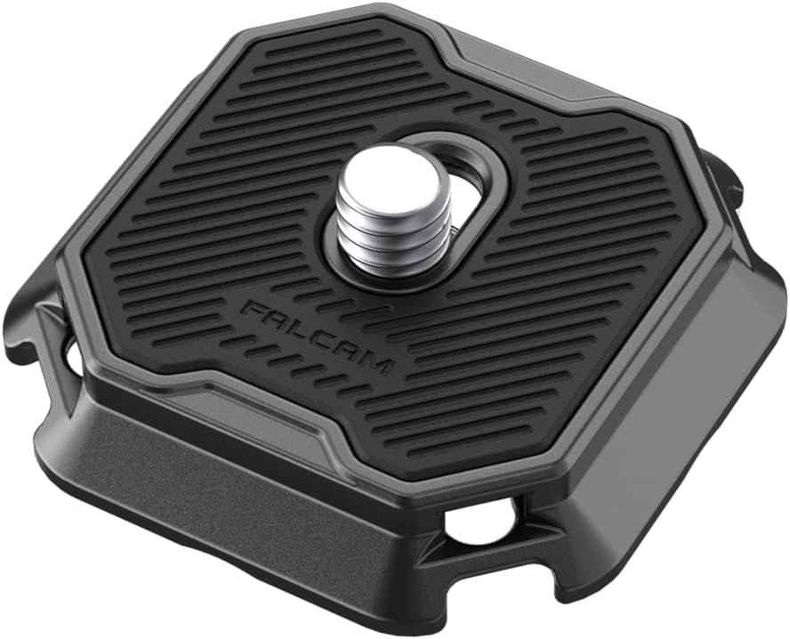 FALCAM F38 V2,Compatible -3301 Quick Release Plate with Arca Swiss, Anti-Slip Plate for DSLR/Mirroless Camera