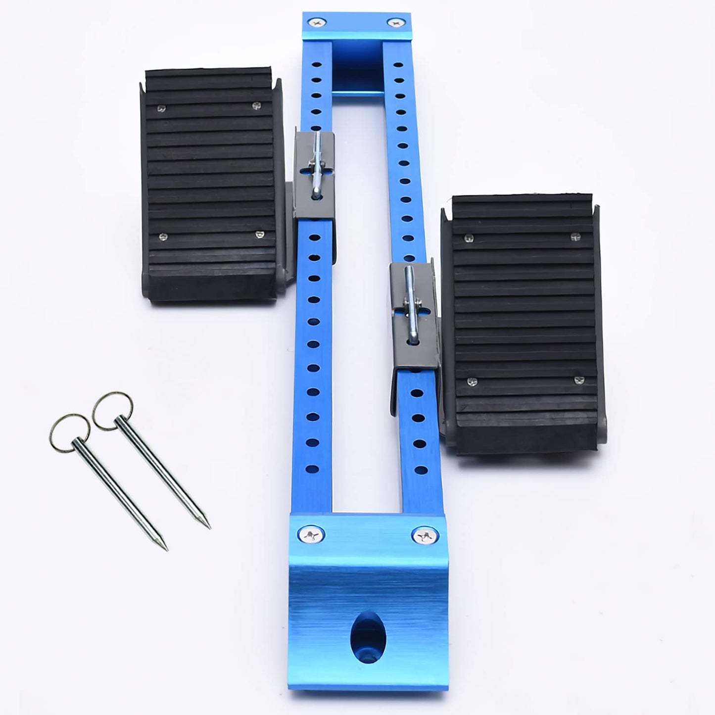 Supvision 30In Lightning Starting Block Sprinter Pedals 6 Angle Adjustable Sprinter Track and Field Aluminum Suitable for Plastic Runway Cinder Track